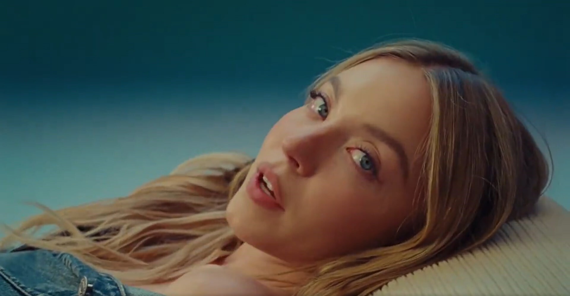 A screenshot from Sydney Sweeney